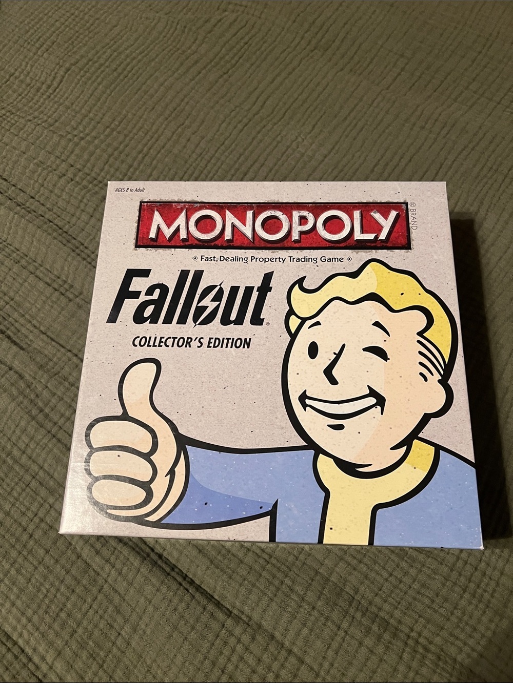 Fallout Monopoly Collector's Edition Hasbro 2015 Complete Family Game Night